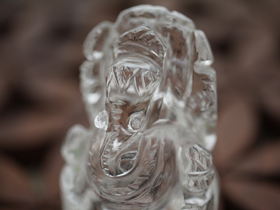 ヒマラヤ水晶ガネーシャ神像